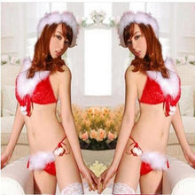Load image into Gallery viewer, Women Porno Lingerie Sexy Hot Erotic Underwear Christmas Costume Lace Sexy Lady Dress Babydoll Exotic Apparel Chemise Sleepwear