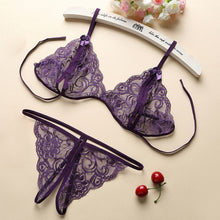 Load image into Gallery viewer, 8 Color Babydoll Porno Costumes Women Hot Erotic Open Bra Crotch Lace Lenceria Transparent Underwear Baby Doll Sexy Lingerie