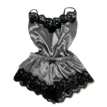 Load image into Gallery viewer, 2020 Fashion Sexy Lingerie Lace Sleepwear Womens Pajama Set Temptation Babydoll Nightwear Cute Cami Top and Shorts Pijama Mujer