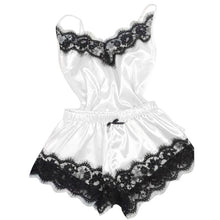 Load image into Gallery viewer, 2020 Fashion Sexy Lingerie Lace Sleepwear Womens Pajama Set Temptation Babydoll Nightwear Cute Cami Top and Shorts Pijama Mujer