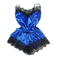 Load image into Gallery viewer, 2020 Fashion Sexy Lingerie Lace Sleepwear Womens Pajama Set Temptation Babydoll Nightwear Cute Cami Top and Shorts Pijama Mujer