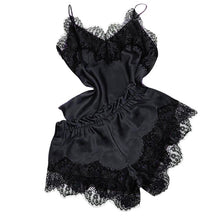 Load image into Gallery viewer, 2020 Fashion Sexy Lingerie Lace Sleepwear Womens Pajama Set Temptation Babydoll Nightwear Cute Cami Top and Shorts Pijama Mujer