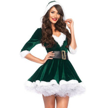 Load image into Gallery viewer, Miss Santa Claus Outfits Women Christmas Dresses Adult Costume Half Sleeve Modis Ladies Fancy Dress Xmas Winter Red Vestidos