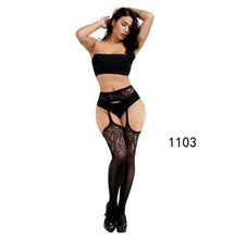 Load image into Gallery viewer, 2020 Stockings Women Sexy Lace Erotic Stocking Thigh High Belt Over Knee Long Stocking Sex Lingerie Tights Pantyhose Floral Hot