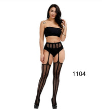 Load image into Gallery viewer, 2020 Stockings Women Sexy Lace Erotic Stocking Thigh High Belt Over Knee Long Stocking Sex Lingerie Tights Pantyhose Floral Hot