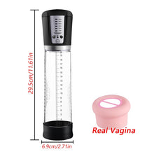 Load image into Gallery viewer, Electric Penis Pumps EnlargersTrainer Viberator Automatic Vacuum Pump Penis Sex Toy for Men Massage Delayed Ejaculation Exercise
