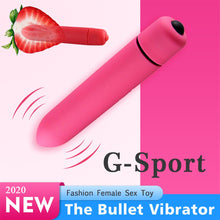 Load image into Gallery viewer, 10 Speed Vibro Bullet Vibrator Mini Bullet AV Stick G-spot Viberator Waterproof Clitoris Stimulator Sex Maturbator Toys Women