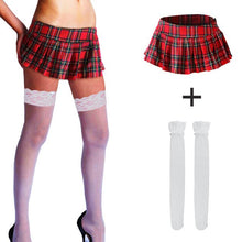 Load image into Gallery viewer, 2020 Women Mini Plaid Skirt Sexy Short Pleated Skirts School Girl Sexy Zipper Skirt Student Costumes
