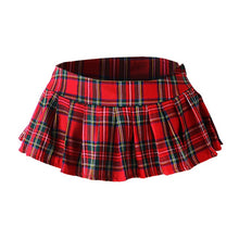 Load image into Gallery viewer, 2020 Women Mini Pleated Skirts Sexy Short Plaid Skirt School Sexy Zipper Skirt Student Costumes Cosplay Uniform Erotic Skirt
