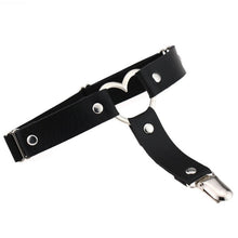 Load image into Gallery viewer, 1pcs Women Sexy Punk Goth Heart PU Leather Elastic Garter Leg Thigh Ring Clothing Accessory Leg Suspender Sexy Stockings Garters
