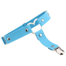 Load image into Gallery viewer, 1pcs Women Sexy Punk Goth Heart PU Leather Elastic Garter Leg Thigh Ring Clothing Accessory Leg Suspender Sexy Stockings Garters
