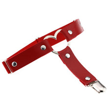 Load image into Gallery viewer, 1pcs Women Sexy Punk Goth Heart PU Leather Elastic Garter Leg Thigh Ring Clothing Accessory Leg Suspender Sexy Stockings Garters
