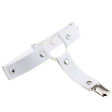 Load image into Gallery viewer, 1pcs Women Sexy Punk Goth Heart PU Leather Elastic Garter Leg Thigh Ring Clothing Accessory Leg Suspender Sexy Stockings Garters
