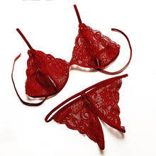 Load image into Gallery viewer, 8 Color Babydoll Porno Costumes Women Hot Erotic Open Bra Crotch Lace Lenceria Transparent Underwear Baby Doll Sexy Lingerie
