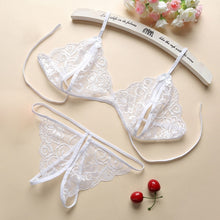 Load image into Gallery viewer, 8 Color Babydoll Porno Costumes Women Hot Erotic Open Bra Crotch Lace Lenceria Transparent Underwear Baby Doll Sexy Lingerie
