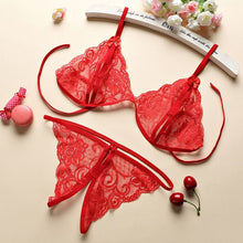 Load image into Gallery viewer, 8 Color Babydoll Porno Costumes Women Hot Erotic Open Bra Crotch Lace Lenceria Transparent Underwear Baby Doll Sexy Lingerie
