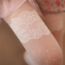 Load image into Gallery viewer, Sexy Long Stockings Womens Lace Top Silicon Strap Anti-skid Thigh High Over Knee Socks Nightclubs Hosiery Medias De Mujer
