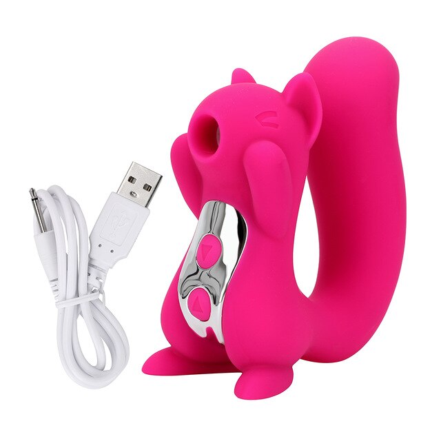 Clit Sucker Viberator for Woman10 Speeds USB Charge Squirrel Sculpt Sucking Tongue Vibrator Nipple Sucker Stimulator SexToys2020