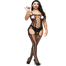 Load image into Gallery viewer, Sexy Shapers for women Open crotch fetish Bodystocking erotic Lingerie porno babydoll Crotchless body suit underwear costumes
