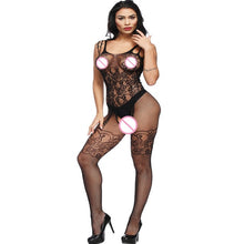 Load image into Gallery viewer, Sexy Shapers for women Open crotch fetish Bodystocking erotic Lingerie porno babydoll Crotchless body suit underwear costumes
