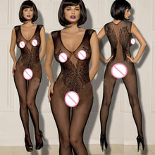 Load image into Gallery viewer, Sexy Shapers for women Open crotch fetish Bodystocking erotic Lingerie porno babydoll Crotchless body suit underwear costumes

