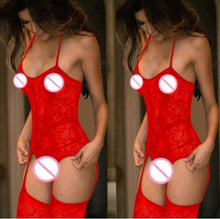 Load image into Gallery viewer, Sexy Shapers for women Open crotch fetish Bodystocking erotic Lingerie porno babydoll Crotchless body suit underwear costumes
