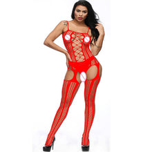 Load image into Gallery viewer, Sexy Shapers for women Open crotch fetish Bodystocking erotic Lingerie porno babydoll Crotchless body suit underwear costumes
