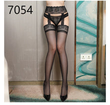 Load image into Gallery viewer, 2020 Stockings Women Sexy Lace Erotic Stocking Thigh High Belt Over Knee Long Stocking Sex Lingerie Tights Pantyhose Floral Hot
