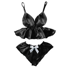 Load image into Gallery viewer, 2020 Fashion Sexy Lingerie Lace Sleepwear Womens Pajama Set Temptation Babydoll Nightwear Cute Cami Top and Shorts Pijama Mujer
