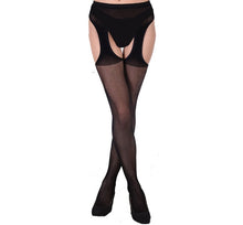 Load image into Gallery viewer, Sexy Stocking Lace Soft Top Thigh High Stockings + Suspender Garter Belt Lingerie Women&#39;s Tights Pantyhose Floral Below 60kg
