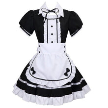 Load image into Gallery viewer, Lingerie Maid Cosplay Costume Women Headwear Apron Fake Collar Bowknot Dress Plus Size French Apron Maid Servant Sweet Lolita
