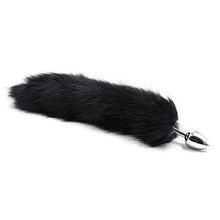 Load image into Gallery viewer, Newest Funny Faux Fox Tail Butt plug Backyard Stopper Stainless Steel Sex Toys For Women
