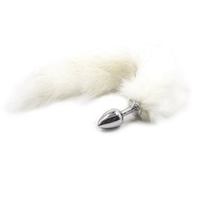 Load image into Gallery viewer, Newest Funny Faux Fox Tail Butt plug Backyard Stopper Stainless Steel Sex Toys For Women
