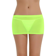 Load image into Gallery viewer, HOT Sexy Tight Pencil Cute Skirt See Through Micro Mini Skirt Transparent Night Club Skirt Fantasy Erotic Wear Candy colors
