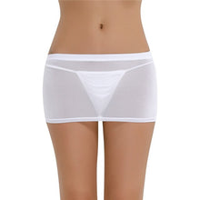 Load image into Gallery viewer, HOT Sexy Tight Pencil Cute Skirt See Through Micro Mini Skirt Transparent Night Club Skirt Fantasy Erotic Wear Candy colors

