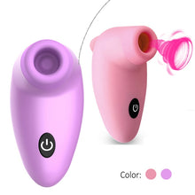 Load image into Gallery viewer, Hand Held Mini Wand Viberating and Sucking Cordless Waterproof 7 speed Modes Women Nipple Vagina Clitoris Stimulator
