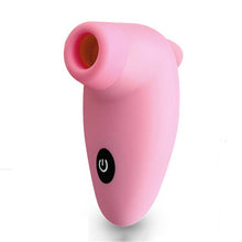 Load image into Gallery viewer, Hand Held Mini Wand Viberating and Sucking Cordless Waterproof 7 speed Modes Women Nipple Vagina Clitoris Stimulator
